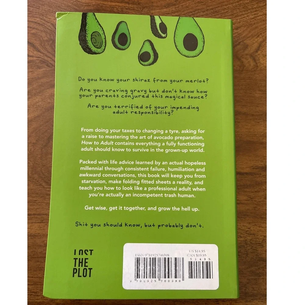 How to Adult Anna Blackie Book Guide to Life Lessons Humor Funny Gift‎ College